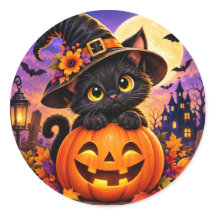 Charmant Chapeau de Sorcière Citrouille Halloween