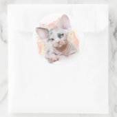 Sticker Rond Charme (Sac)