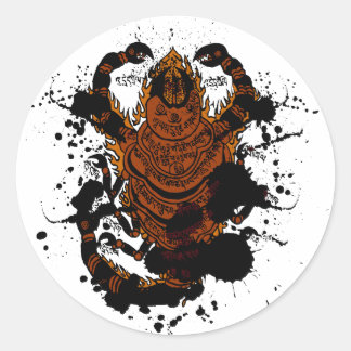 Sticker Rond Charme des scorpions