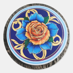 Sticker Rond "Charme intemporel"