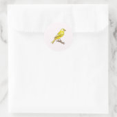Sticker Rond Charry Canary (Sac)