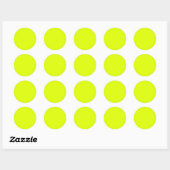 Sticker Rond Chartreuse (Feuille)