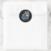 Sticker Rond Chartreux (Sac)