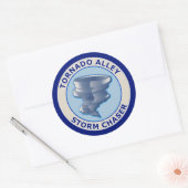 Sticker Rond Chaser Tornado Alley Storm (Enveloppe)