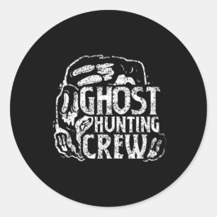 Sticker Rond Chasse aux fantômes Crew Ghosts Hunt Hunter