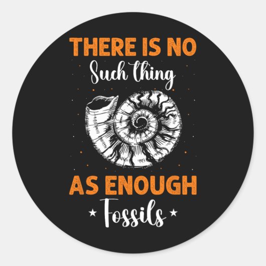 Sticker Rond Chasse aux fossiles Essentials (Devant)