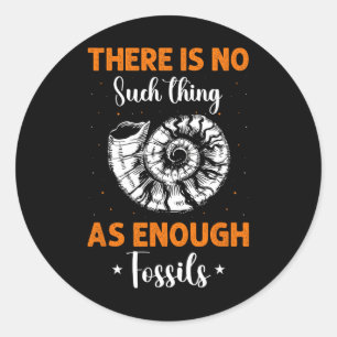 Sticker Rond Chasse aux fossiles Essentials