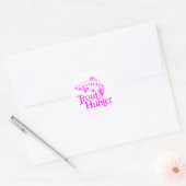 STICKER ROND CHASSE DE FILLE TROUT (Enveloppe)