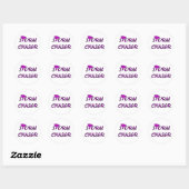 STICKER ROND CHASSER D'ÉTIQUETTE (Feuille)