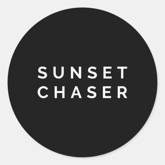 Sticker Rond Chasseur (Devant)