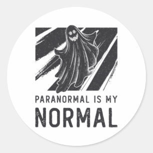 Sticker Rond Chasseur De Fantômes Chasse De Fantôme Paranormal