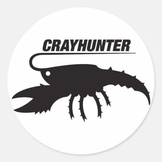 Sticker Rond Chasseur de rayures (Devant)
