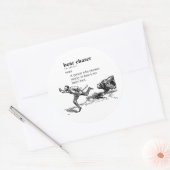 STICKER ROND CHASSEUR D'OURS (Enveloppe)