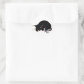 Sticker Rond Chat (Sac)