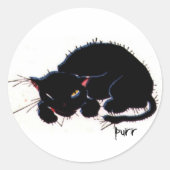 Sticker Rond Chat (Devant)