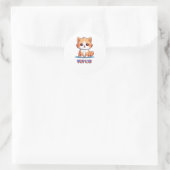Sticker Rond chat (Sac)