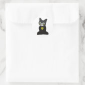 Sticker Rond Chat (Sac)