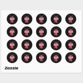 Sticker Rond Chat Baphomet Satanic Chèvre Chèvre Chèvre Chèvre (Feuille)