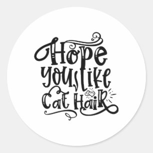 Sticker Rond Chat chats chats chats chaton dit meow chat mâle