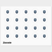 Sticker Rond Chat Cyber Techno Drôle Conception Amateur de Chat (Feuille)