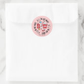 Sticker Rond Chat dans le Casquette | Regarde-Moi ! Regarde-Moi (Sac)
