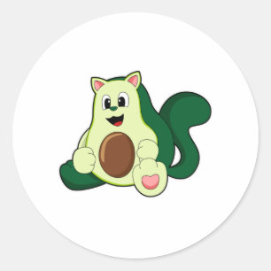 Sticker Rond Chat en tant qu'avocat