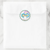 Sticker Rond Chat est une star (Sac)