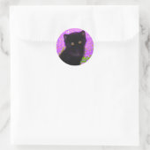 Sticker Rond Chat Gustav Klimt (Sac)