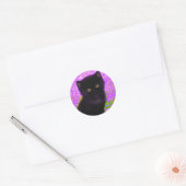Sticker Rond Chat Gustav Klimt (Enveloppe)