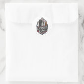 Sticker Rond Chat Ladies For Kamala (7) (Sac)