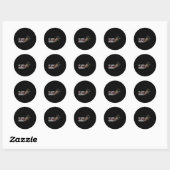 Sticker Rond Chat Ladies Pour Kamala (Feuille)