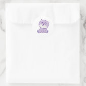 Sticker Rond chat regardant le ciel (Sac)