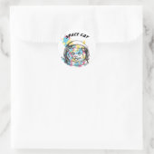 Sticker Rond Chat spatial (Sac)