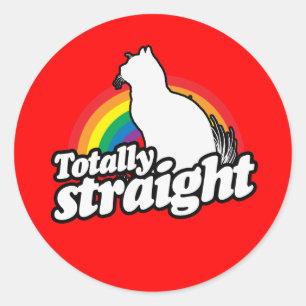 Sticker Rond CHAT TOTALEMENT HÉTÉRO - BLANC - (2).png