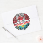 Sticker Rond Château de Kazakh (Enveloppe)