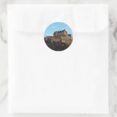 Sticker Rond Château d'Édimbourg, Écosse (Sac)