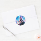 Sticker Rond Château d'Imaginaire (Enveloppe)