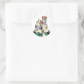 Sticker Rond Château du Pastel Fairytale (Sac)