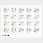 Sticker Rond Château et Dragon Fairytale Merci (Feuille)