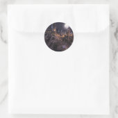 Sticker Rond Château Harry Potter | Grand lac à Hogwarts (Sac)