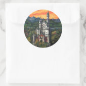 Sticker Rond Château Schloss Neuschwanstein (Sac)