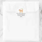 Sticker Rond Chaton (Sac)