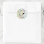 Sticker Rond Chaton (Sac)
