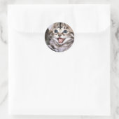 Sticker Rond chaton (Sac)