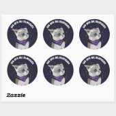 Sticker Rond Chaton Stardust (Feuille)