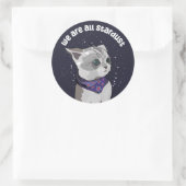 Sticker Rond Chaton Stardust (Sac)