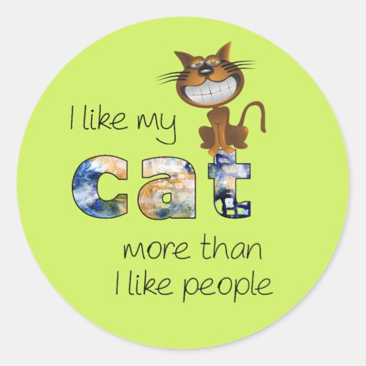 Sticker Rond Chats (Devant)