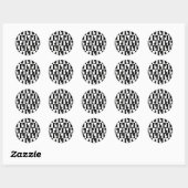 Sticker Rond chats (Feuille)