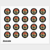 Sticker Rond Chats contre Trump (Feuille)