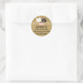 Sticker Rond chats cuisine faite maison chef collants (Sac)